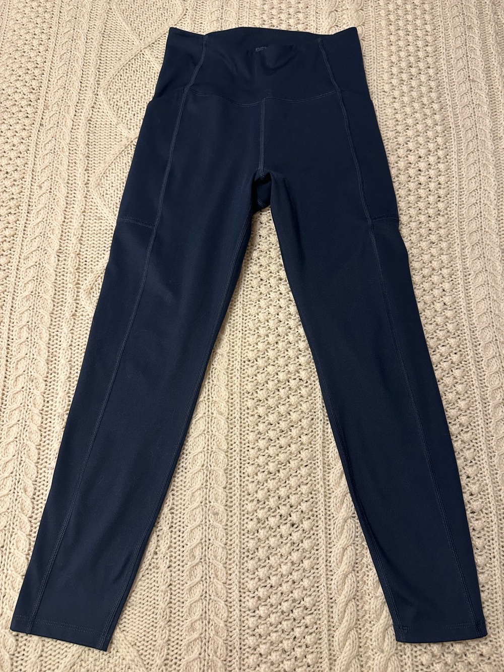 girlfriend collective - Compressive High-Rise Pocket Legging - Midnight - Small